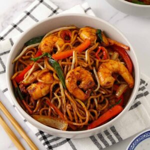 Shrimp Hakka Noodles